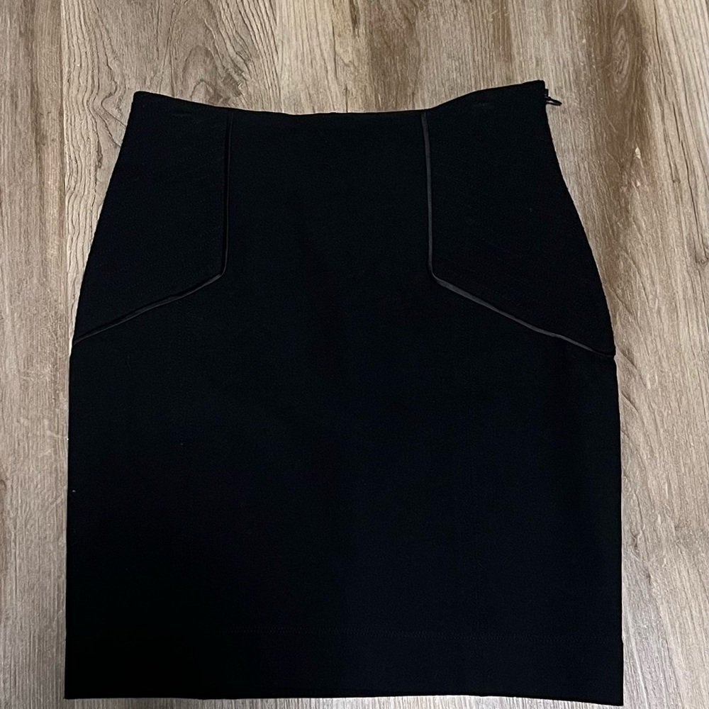Diane von Furstenberg Black Pencil Skirt